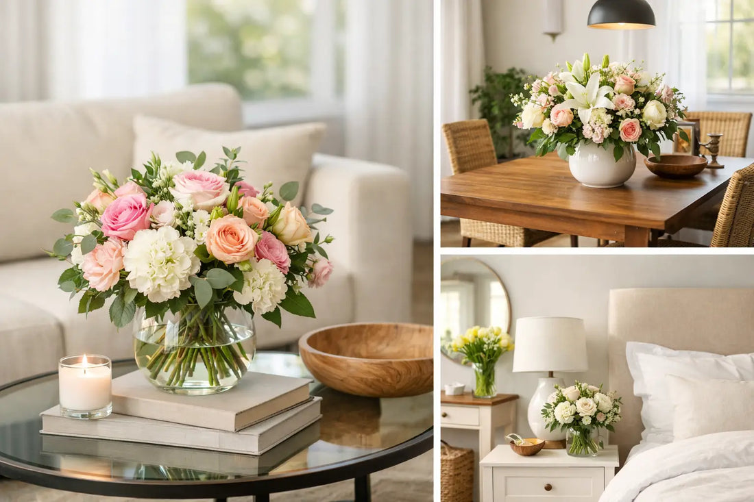 Where to Place Floral Arrangements at Home