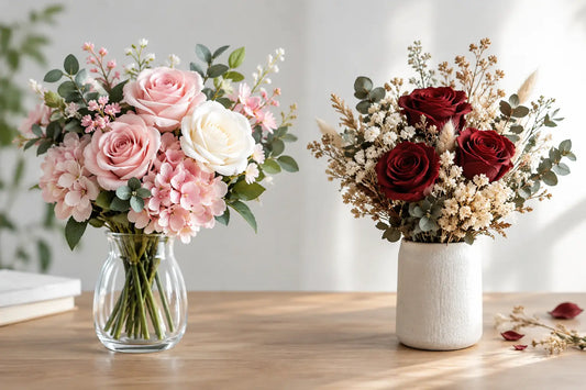 Faux Flowers Versus Preserved Flowers Compared