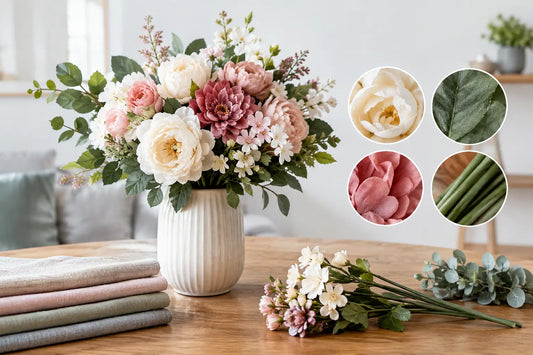 Faux Flower Material Guide for a Beautiful Home