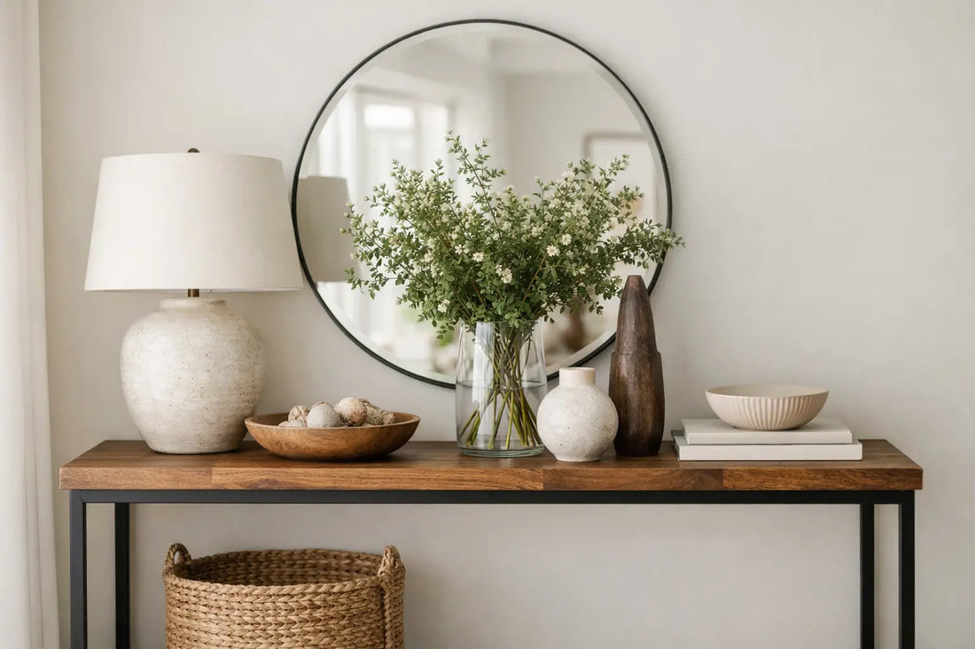 How to Style a Console Table With Lasting Beauty