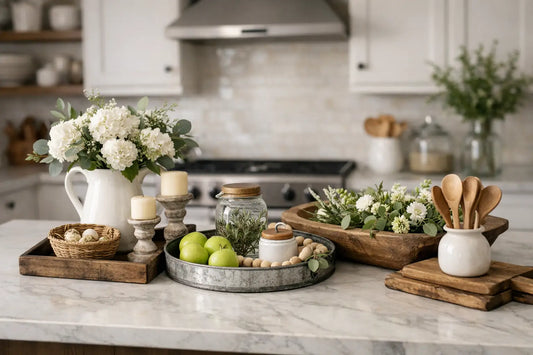 Farmhouse Centerpiece for Kitchen Island Ideas