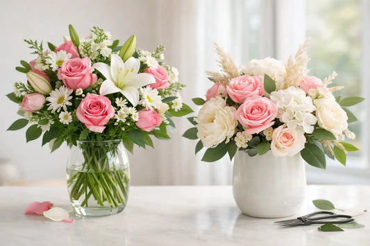 Fresh Flowers vs Faux Arrangements