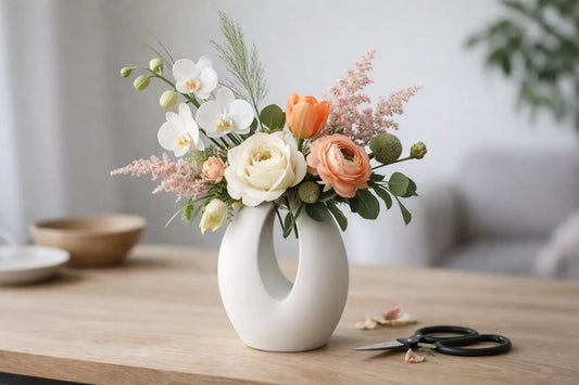 How to Style a Modern Vase Floral Arrangement