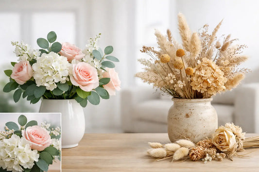 Faux Versus Dried Flowers for a Beautiful Home