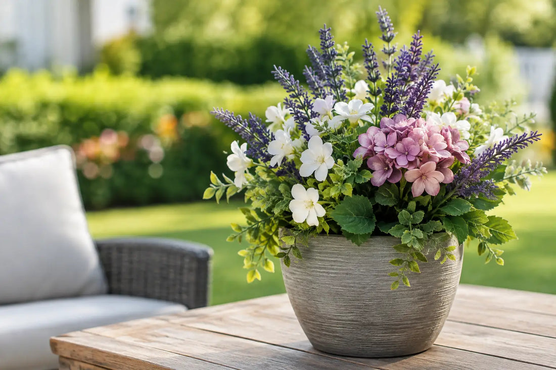 Artificial Flowers Outdoors That Really Last