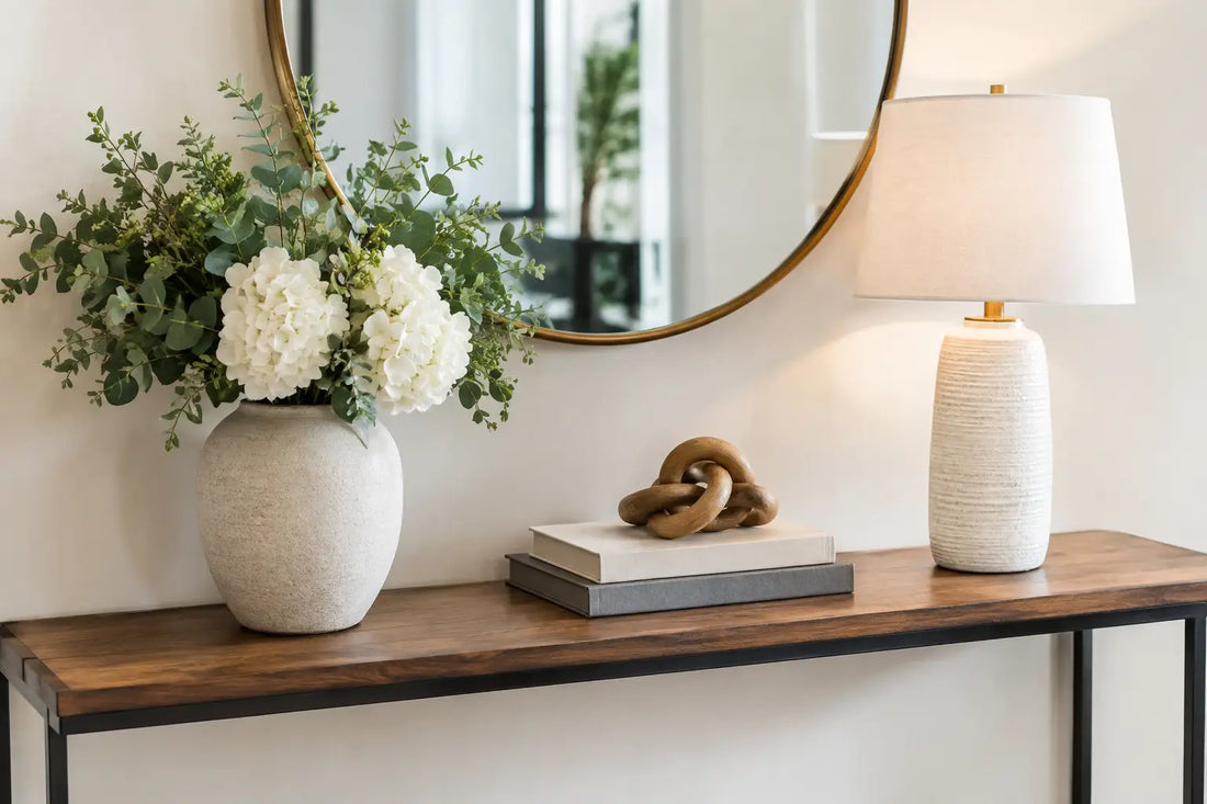 Best Faux Arrangements for Console Tables