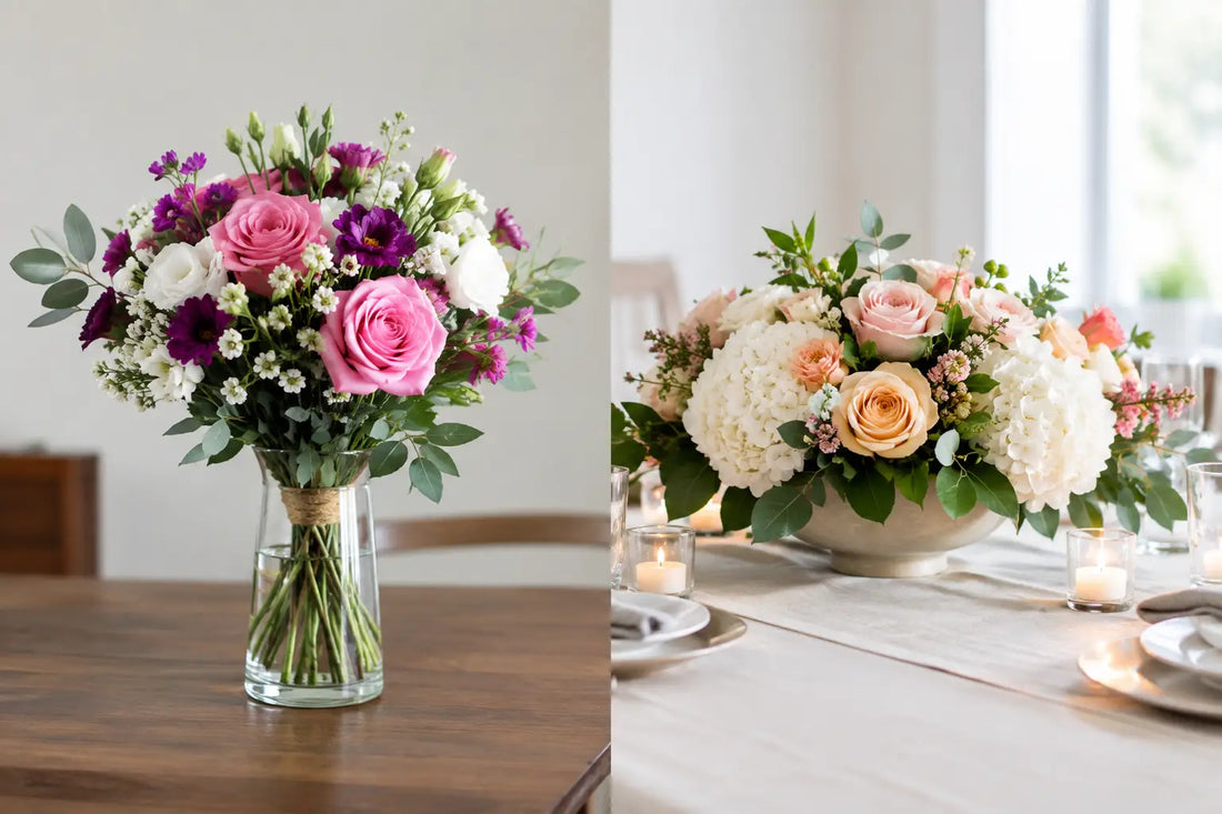 Bouquet Versus Centerpiece for Every Table