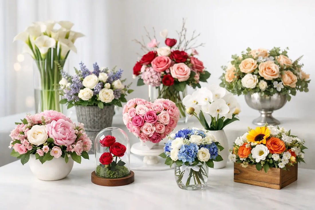 9 Silk Flower Arrangement Gift Ideas