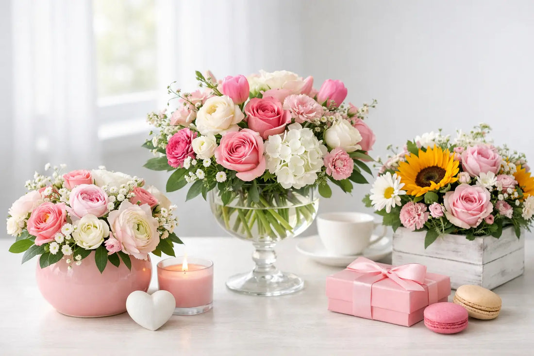 Mother's Day Flower Centerpiece Gift Ideas
