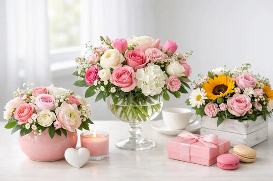 Mother's Day Flower Centerpiece Gift Ideas