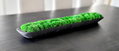 Contemporary Dough Bowl Arrangement Preserved Moss  Modern Centerpiece Client Gift Modern  Dining Table Contemporary Decor Housewarming gift