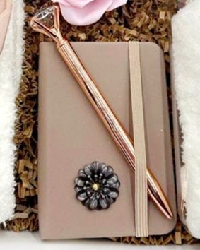 Rose Gold Gift Box Flower Gift Box Her Personalized Tumbler Birth Flower Gift Box for Daughter Birthday Gift Friend Care Package Mom Gift