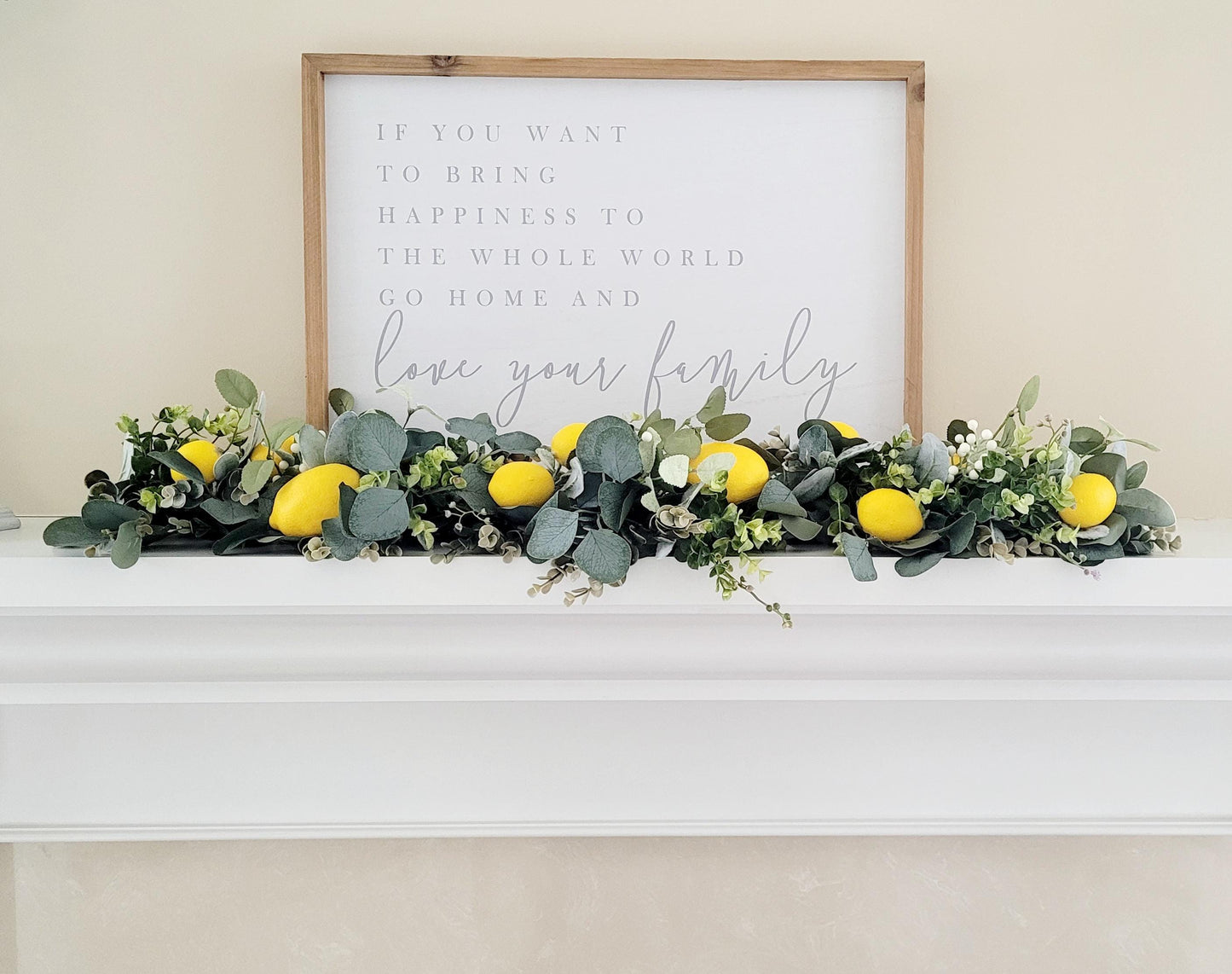 Lemon Decorations Lemon Bowl Filler Lemon table decor dough bowl greenery Decor faux lemon Decor Filler Spring Table Decor Summer Decoration