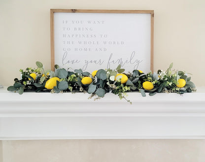 Lemon Decorations Lemon Bowl Filler Lemon table decor dough bowl greenery Decor faux lemon Decor Filler Spring Table Decor Summer Decoration