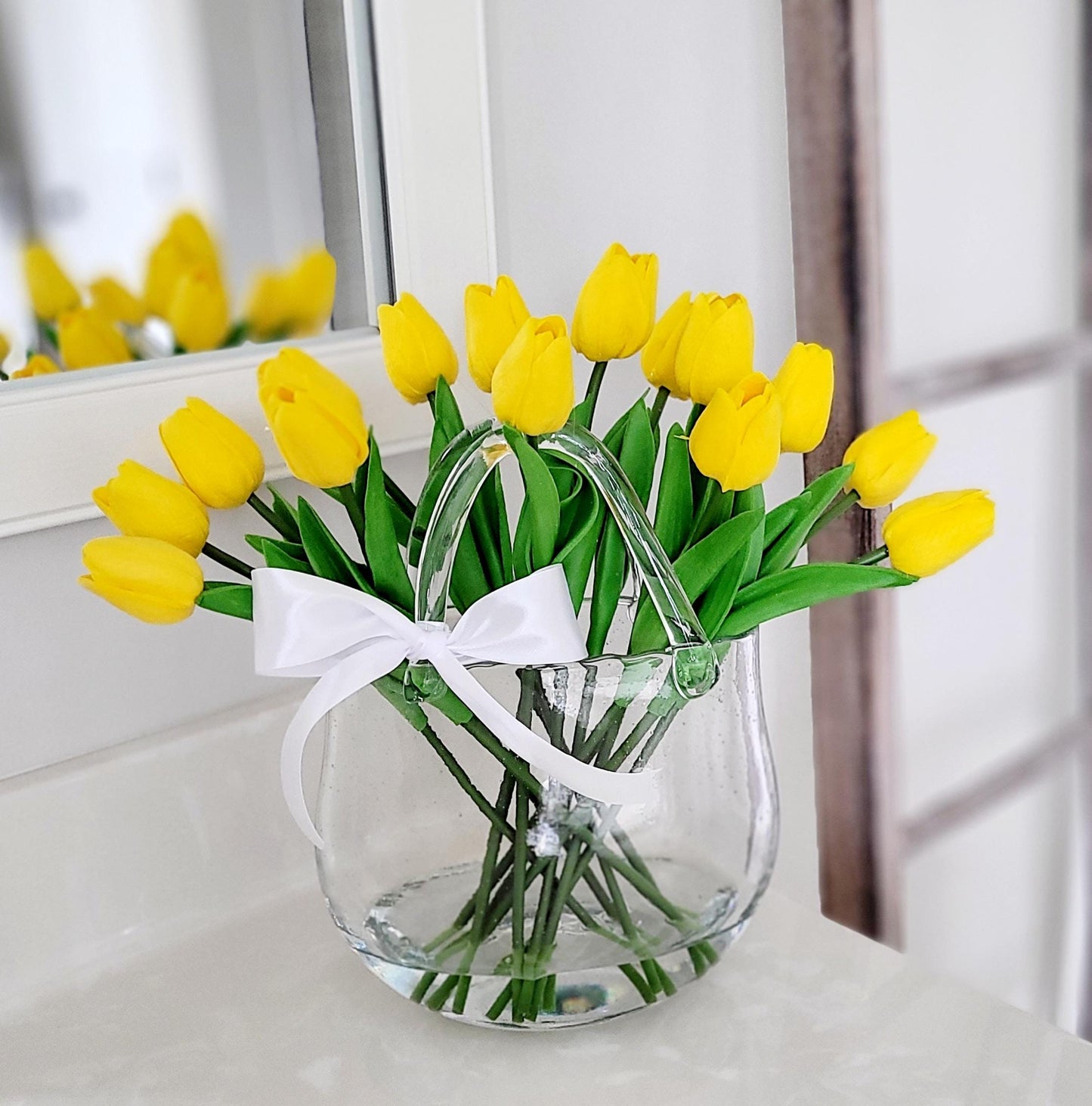 Tulip Arrangement Mothers Day Gift Grandma Gift Friend Gift New Home Gift Bridal Party Gift Bridal Decor gift sister unique gift for her