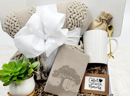 Thinking of You Gift Basket Wellness Gift Box for Best Friend Gift Mom Care Package Sister Gift Basket Co Worker Gift Luxury Unique Basket
