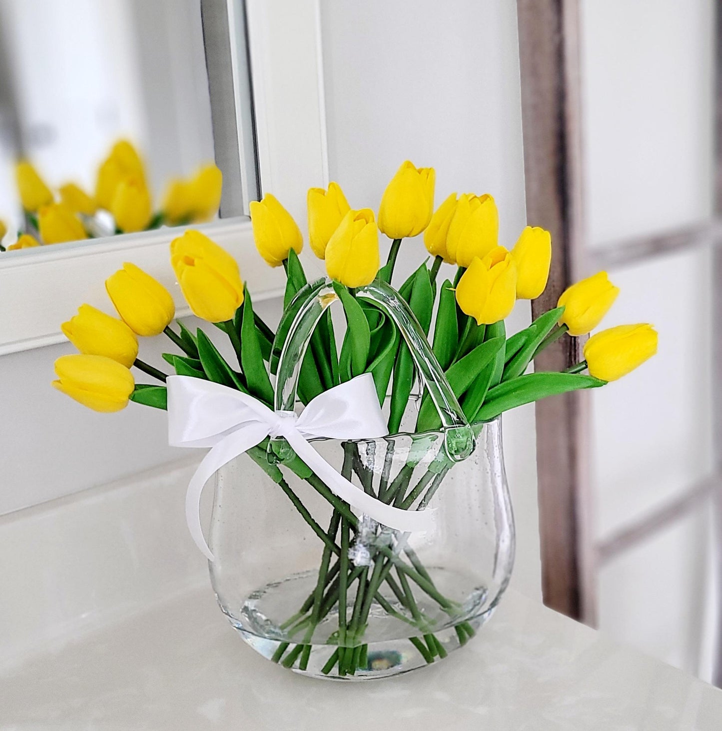 Pink Rose Arrangement Dining Table Vintage Style Flowers Roses mom Gift Birthday Gift Daughter Sweet Sixteen Gift 30th Birthday Arrangement