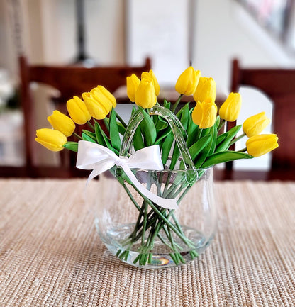 Tulip Arrangement Mothers Day Gift Grandma Gift Friend Gift New Home Gift Bridal Party Gift Bridal Decor gift sister unique gift for her