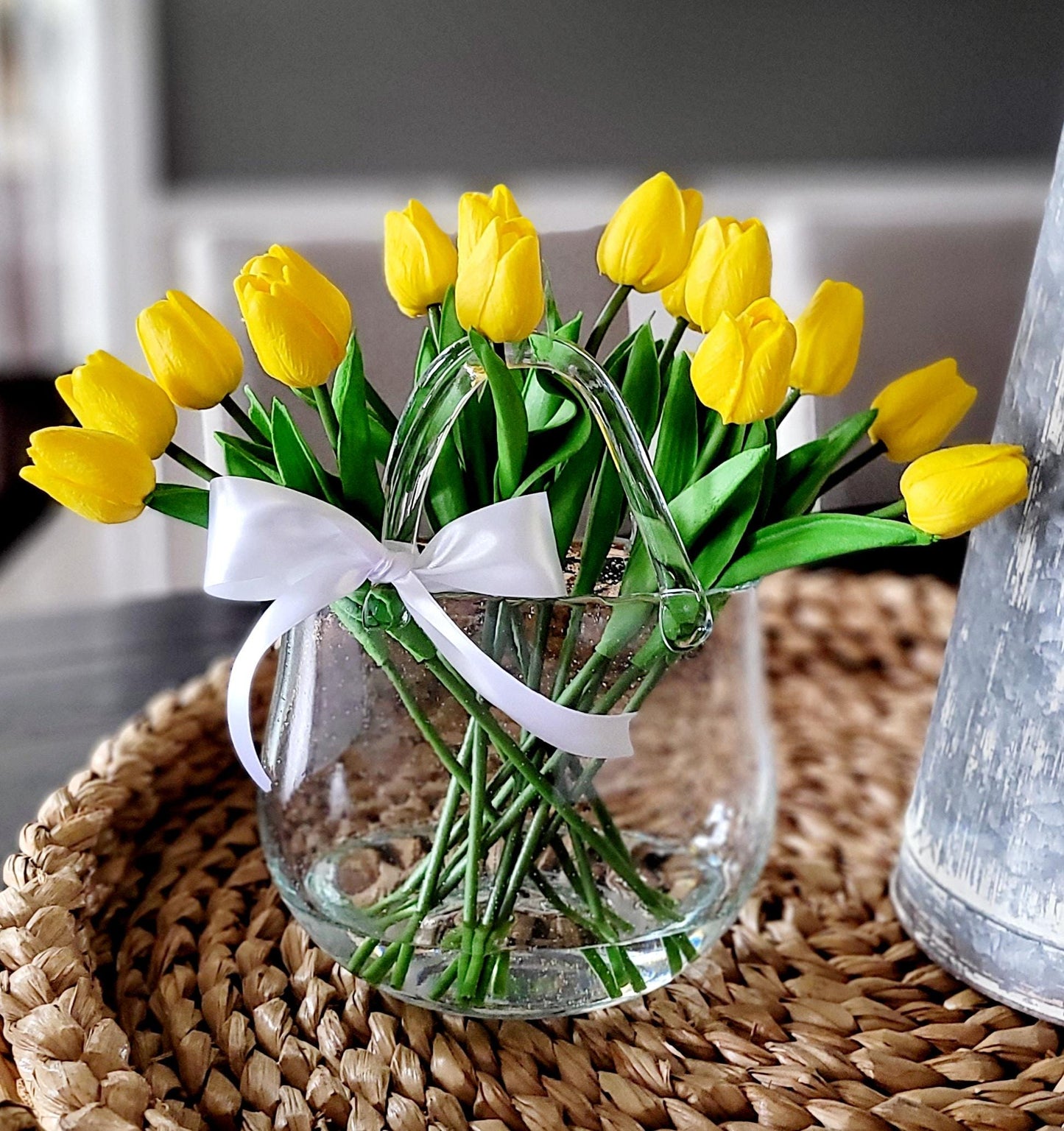 Tulip Arrangement Mothers Day Gift Grandma Gift Friend Gift New Home Gift Bridal Party Gift Bridal Decor gift sister unique gift for her