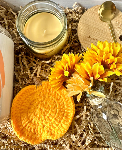 Fall Gift Box Friend Care Package Pumpkin Mug Personalized Tumbler Women Gift Box Cozy Autumn Care Package Custom Cup Engrave Initial Mug