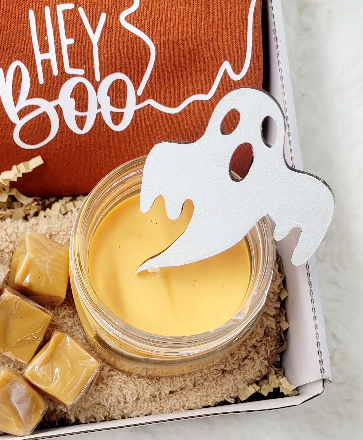 Fall Gift Box Boo Box Girlfriend Gift Box Fall Gift Basket Cozy Gift Box Her Idea Sister Gift Ghost Tumbler Hey Boo Sweatshirt Pumpkin Gift