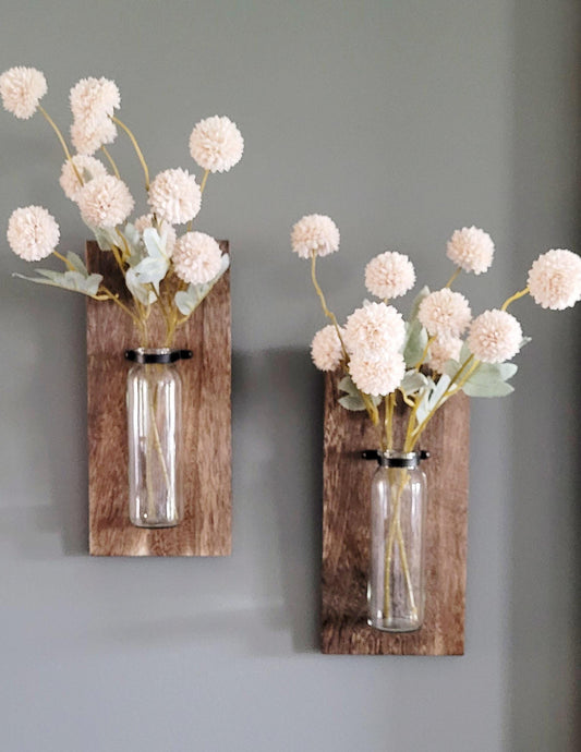 Sconce Wall Decor Farmhouse Wall Decor Rustic Candle Holder Minimalist Wall Decor Wall Hanging Decor Minimalist Decor Farmhouse Floral