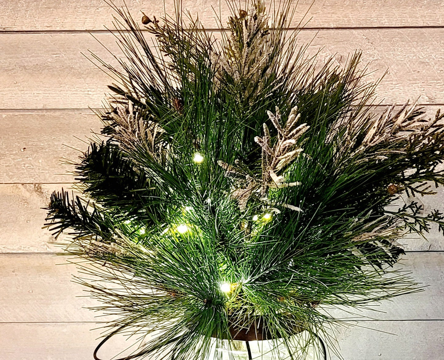 Farmhouse Lantern Centerpiece Rustic Lantern Arrangement Winter Lantern Christmas Floral Arrangement Table Top Lantern Holiday Lantern