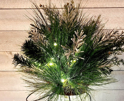 Farmhouse Lantern Centerpiece Rustic Lantern Arrangement Winter Lantern Christmas Floral Arrangement Table Top Lantern Holiday Lantern