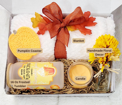 Coffee Lover Gift Box Fall Gift box Co-worker Gift Set long distance Gift Box friend Care package loved one Personalized Gift Box Teen Girl