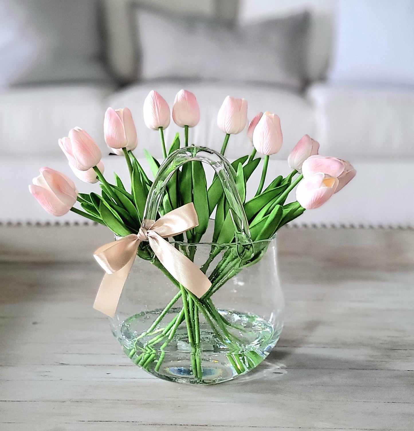 Pink Rose Arrangement Dining Table Vintage Style Flowers Roses mom Gift Birthday Gift Daughter Sweet Sixteen Gift 30th Birthday Arrangement