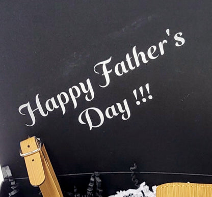 Father's Day Gift Box Men Unique Gift Set Personalized Koozie Groomsman Gift Box Custom Golf Tee Holder Beer Golf Gift Dad Birthday Gift Men