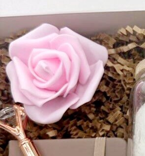 Rose Gold Gift Box Flower Gift Box Her Personalized Tumbler Birth Flower Gift Box for Daughter Birthday Gift Friend Care Package Mom Gift