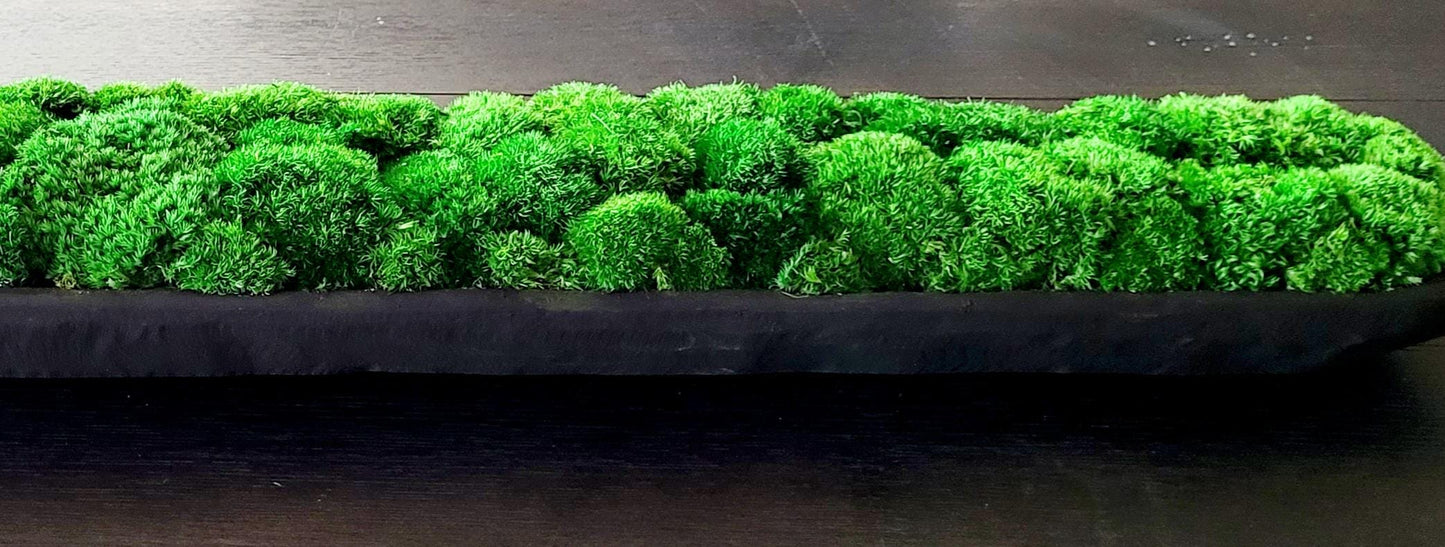 Modern Farmhouse Decor Moss Bowl Centerpiece Client Gift Dining Modern arrangement Preserved Moss Housewarming Gift  New Home Office Decor