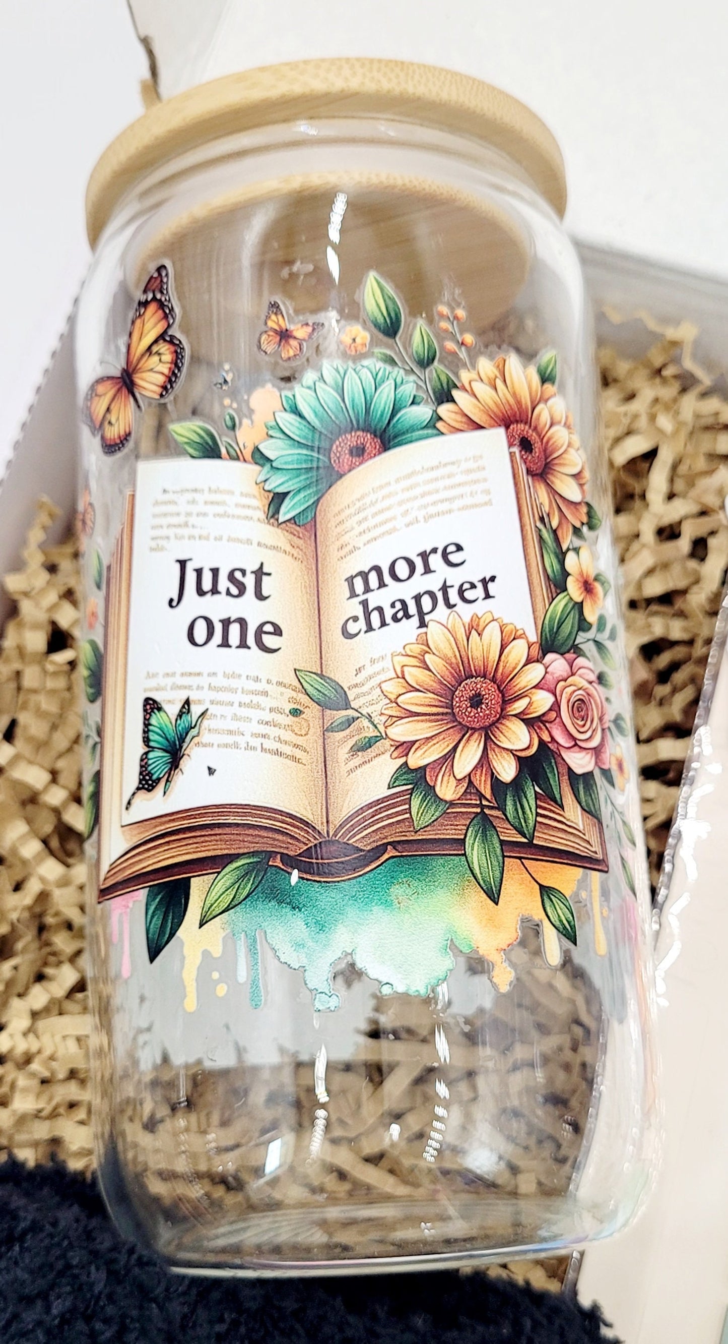 Book lover gift Box bookworm gift book Lover club bookish gift personalized glass cup Libbey cup gift set book accessories gift teen gift