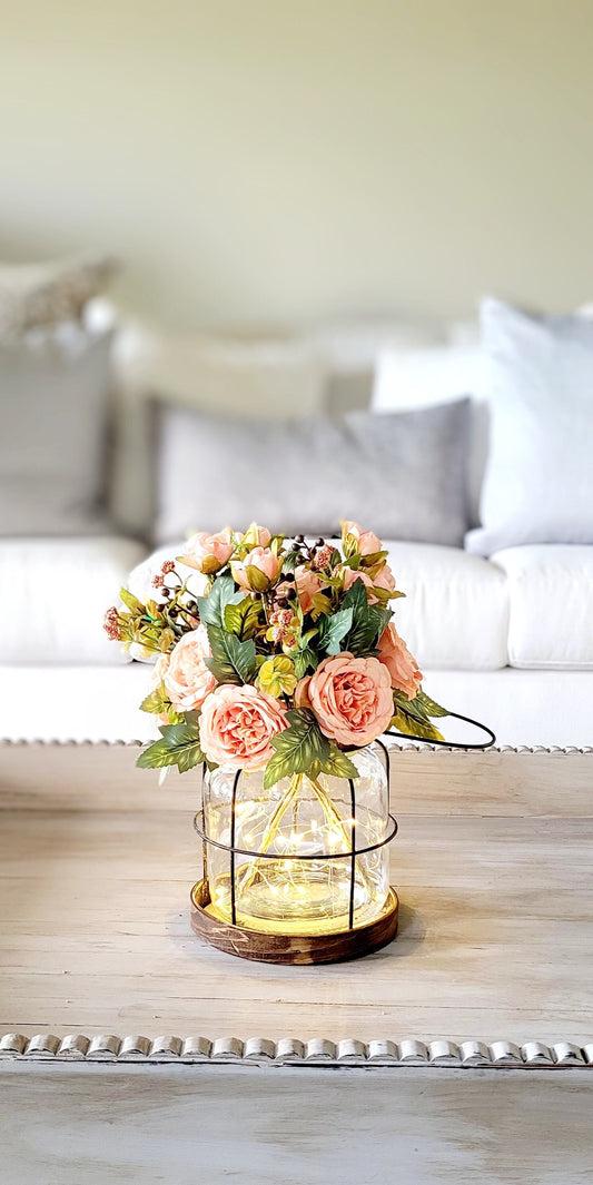 Fall Rustic Lantern Fall Vase Vintage Style Lantern Decor Lantern Centerpiece Fall Table Decor Fall Floral Gift Fall Rustic Wedding Decor
