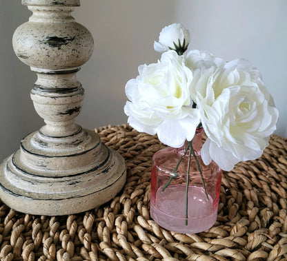 Small Peony Flower Mini Vase