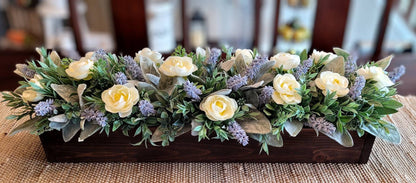 Lavender Arrangement in Wooden Box