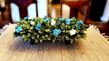 Farmhouse Table Decor Floral Rustic Arrangement