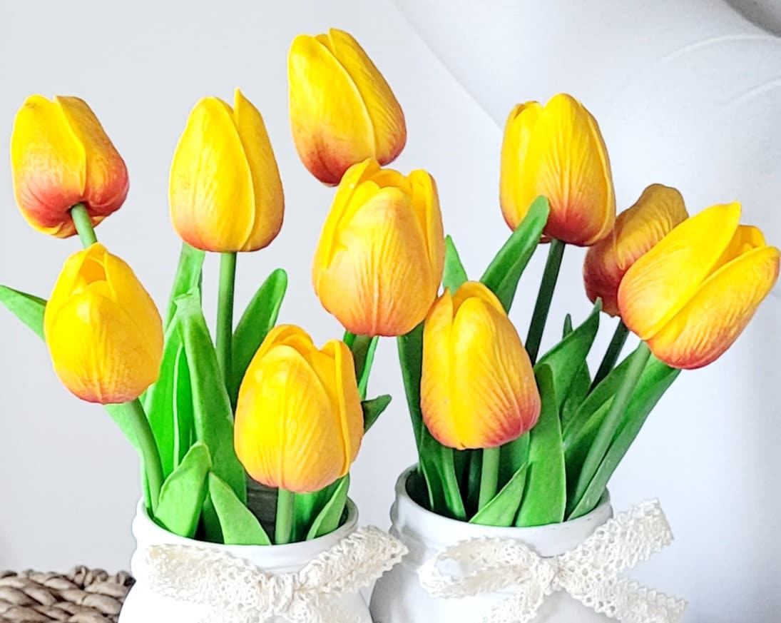 Personalized Floral Gift with Tulips