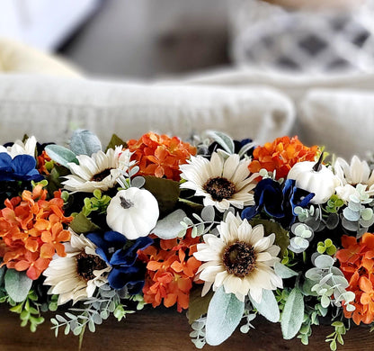 Fall Table Centerpiece – Sunflower Dough Bowl
