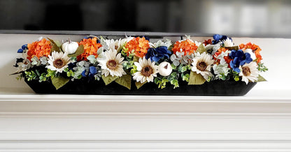 Fall Table Centerpiece – Sunflower Dough Bowl