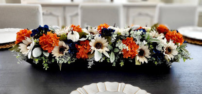 Fall Table Centerpiece – Sunflower Dough Bowl